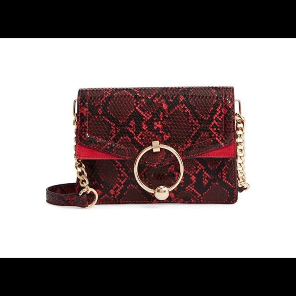 Topshop snakeskin purse